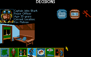 Midwinter (Atari ST) screenshot: At a home.
