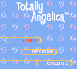 Rugrats: Totally Angelica (Game Boy Color) screenshot: Main menu