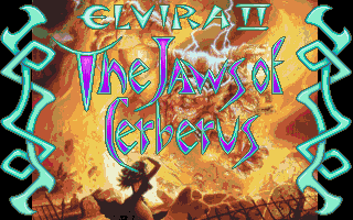 Elvira II: The Jaws of Cerberus (Amiga) screenshot: Title screen