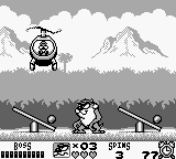 Taz-Mania (Game Boy) screenshot: The final boss fight