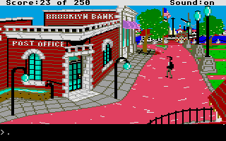 Gold Rush! (Atari ST) screenshot: Streets of Brooklyn.