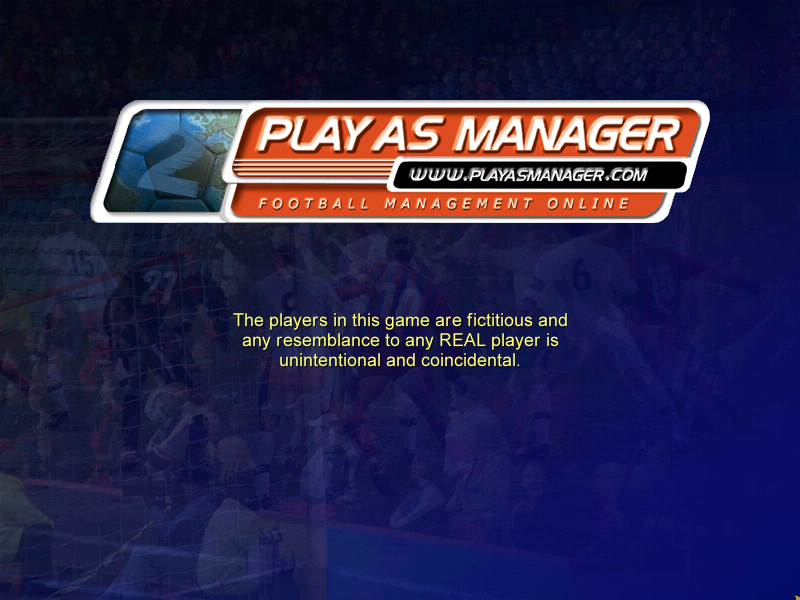 PlayAsManager (Windows) screenshot: Title screen (v2.00a)