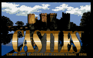 Castles (Atari ST) screenshot: Title screen