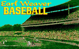 Earl Weaver Baseball (Amiga) screenshot: Title screen #1