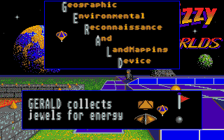 Spindizzy Worlds (Amiga) screenshot: Acronym explained