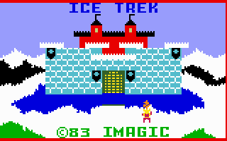 Ice Trek (Intellivision) screenshot: Title screen