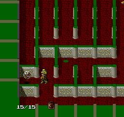 The Tower of Druaga (TurboGrafx-16) screenshot: Here's the key to the first floor.