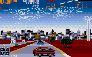 S.C.I.: Special Criminal Investigation (Atari ST) screenshot: Small roads and Sunday drivers...