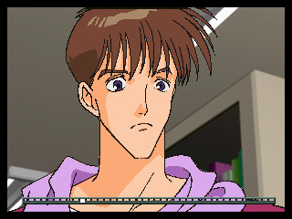 EMIT: Value Pack (PlayStation) screenshot: Volume 2: Ichiro says he's seen Yuri the day before.