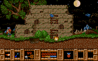 Fire and Brimstone (Atari ST) screenshot: This will be tricky