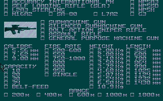 Sabre Team (Atari ST) screenshot: Copy protection