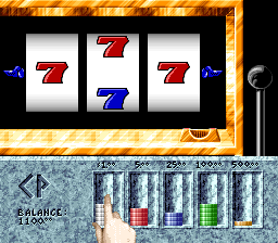 Super Caesars Palace (SNES) screenshot: Money in chip form