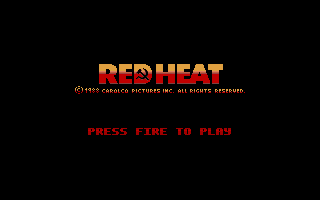 Red Heat (Atari ST) screenshot: Second title screen