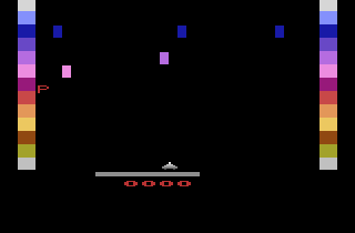 2005 MiniGame MultiCart (Atari 2600) screenshot: Zirconium: Starting the game.