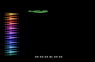 2005 MiniGame MultiCart (Atari 2600) screenshot: Rocket Command: I hit one.