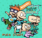 The Rugrats Movie (Game Boy Color) screenshot: Title screen