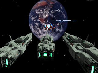 RayStorm (PlayStation) screenshot: Intro sequence