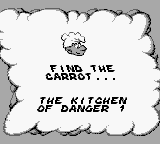 The Smurfs' Nightmare (Game Boy) screenshot: The goal for the first level