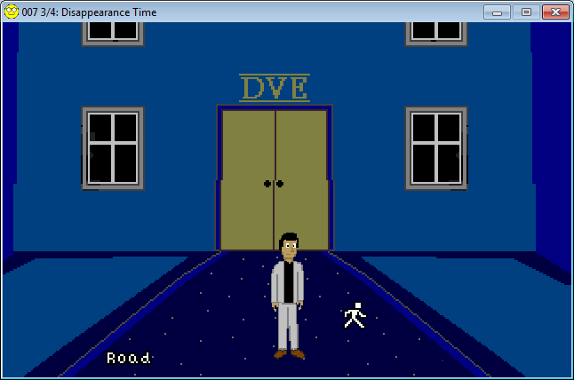 007 3/4: Disappearance Time (Windows) screenshot: In front of mansion of Dr. Die Vie Ess