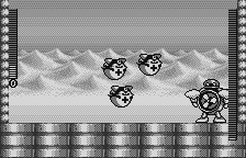 Mega Man & Bass (WonderSwan) screenshot: Another Airconman attack that makes no sense!