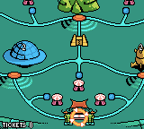 Rugrats in Paris: The Movie (Game Boy Color) screenshot: Map