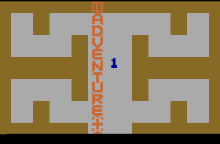 Adventure Plus (Atari 2600) screenshot: Title screen