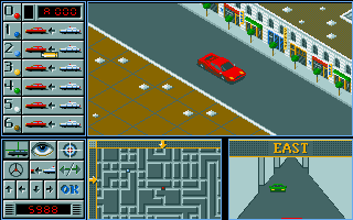 Chicago 90 (Amiga) screenshot: Playing as Robber