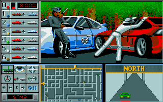Chicago 90 (Amiga) screenshot: You are busted