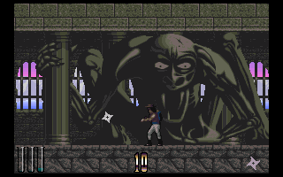Shadow of the Beast III (Amiga) screenshot: I hope this is a statue...
