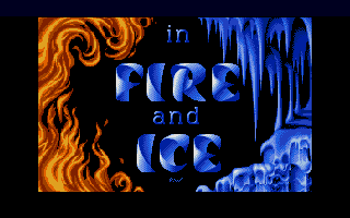 Fire & Ice (Atari ST) screenshot: Title screen