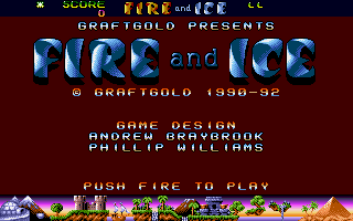 Fire & Ice (Atari ST) screenshot: Second title screen