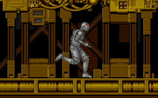 Rotox (Atari ST) screenshot: From the intro: Our hero is running