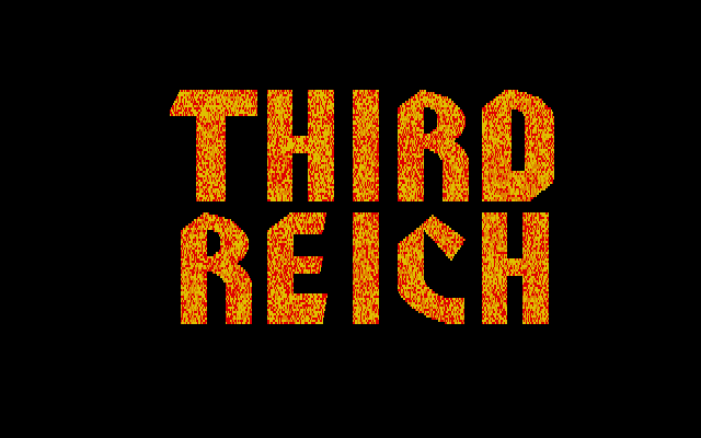 Third Reich (Atari ST) screenshot: Title screen