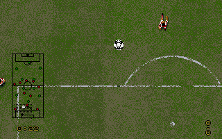 European Champions (Atari ST) screenshot: Playing on hard surface