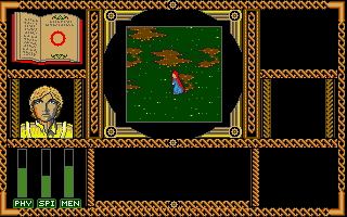 Wizard Warz (Amiga) screenshot: Wandering the land