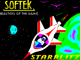 Screenshot of Starblitz (ZX Spectrum, 1984) - MobyGames