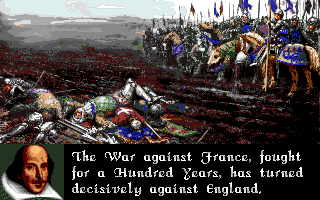 Kingmaker (Amiga) screenshot: Introduction to the game...