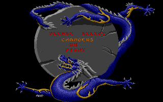 Chambers of Shaolin (Atari ST) screenshot: Select game mode