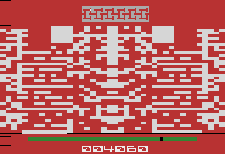 Survival Run (Atari 2600) screenshot: nope, that wasn't the correct path. I was destroyed.