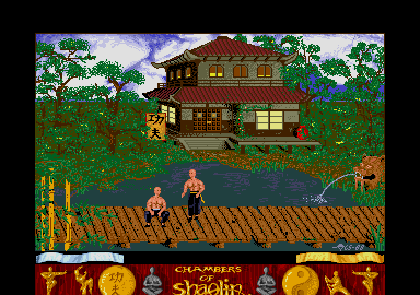 Chambers of Shaolin (Atari ST) screenshot: Fight mode