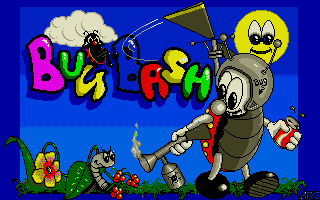 Bug Bash (Atari ST) screenshot: Title screen