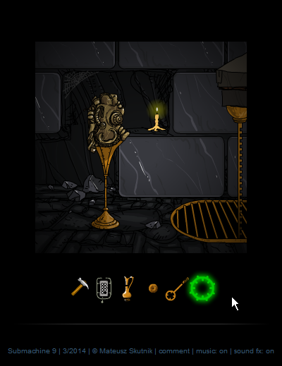 Submachine 9: The Temple (Browser) screenshot: Yet another, yet different level...