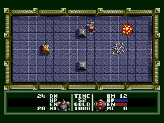 Robot Battler (Genesis) screenshot: /me was destroyed...