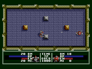 Robot Battler (Genesis) screenshot: First battle...