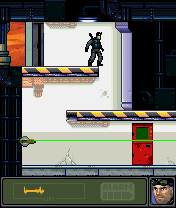Tom Clancy's Splinter Cell (J2ME) screenshot: More lasers