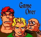 Robin Hood (Game Boy Color) screenshot: Game over :(