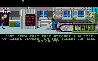 Bargon Attack (Atari ST) screenshot: The starting location