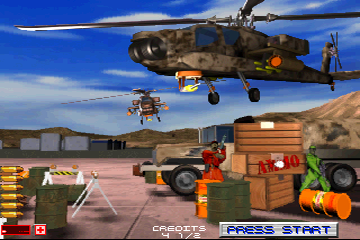 Area 51 (Arcade) screenshot: First Level