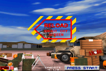 Area 51 (Arcade) screenshot: Reload