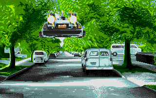Back to the Future Part II (Atari ST) screenshot: From the intro